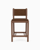 Chestnut Brown Leather Seat / Chestnut Brown Leather Back / Walnut Frame