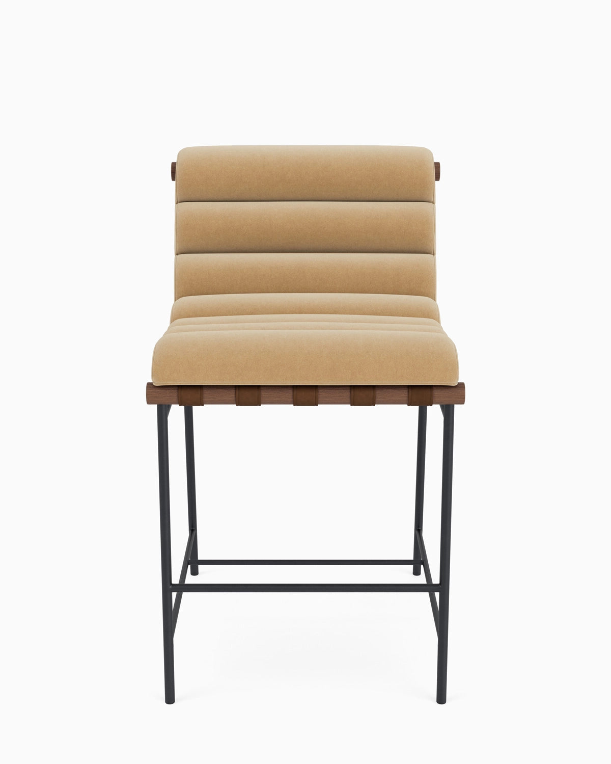 Caramel Velvet / Walnut / Counter (24" Height)