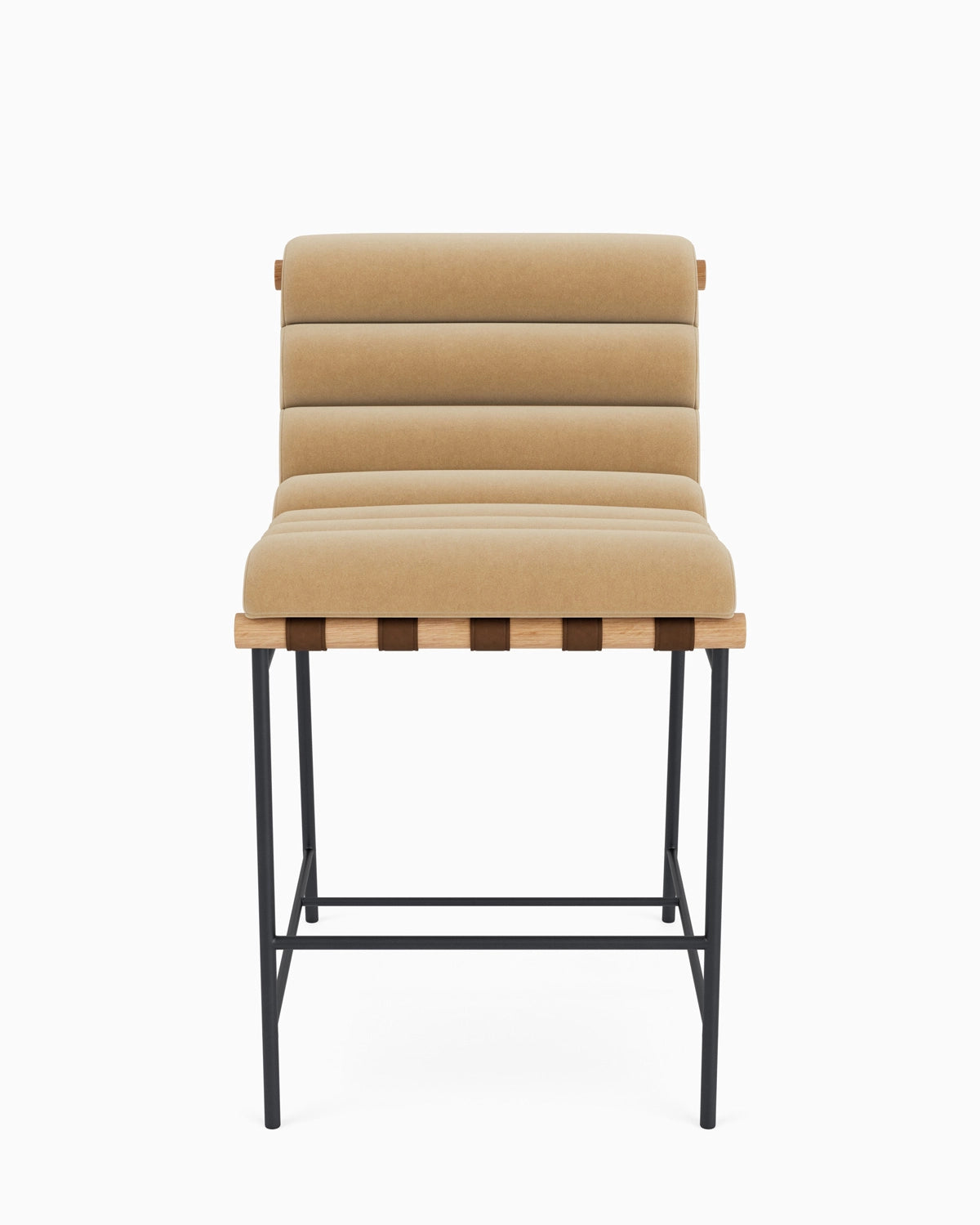 Caramel Velvet / White Oak / Counter (24" Height)