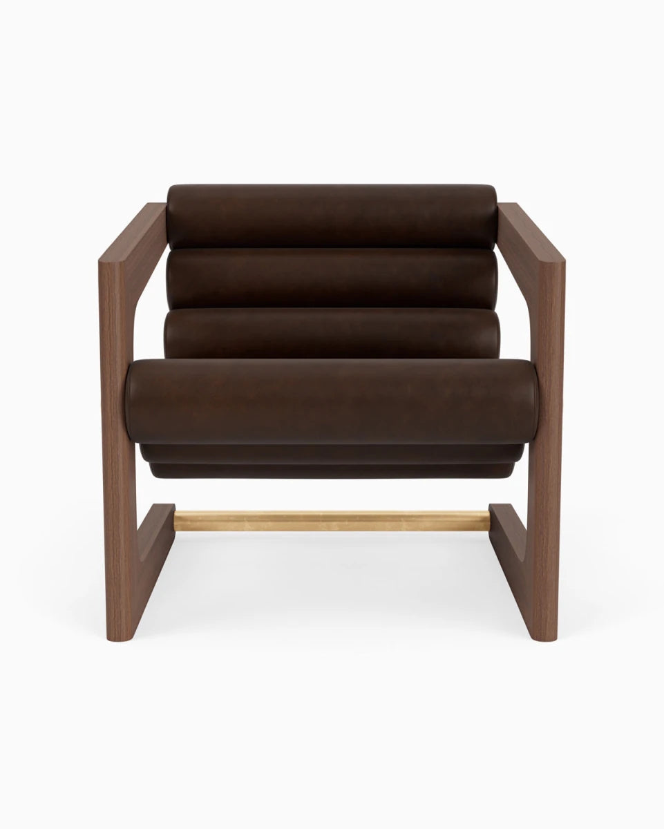 Maple Leather / Walnut Frame