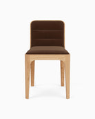 Cognac Velvet Seat / White Oak Frame