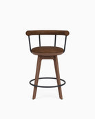 Chestnut Brown Leather / Walnut / Counter (25.5" Height)