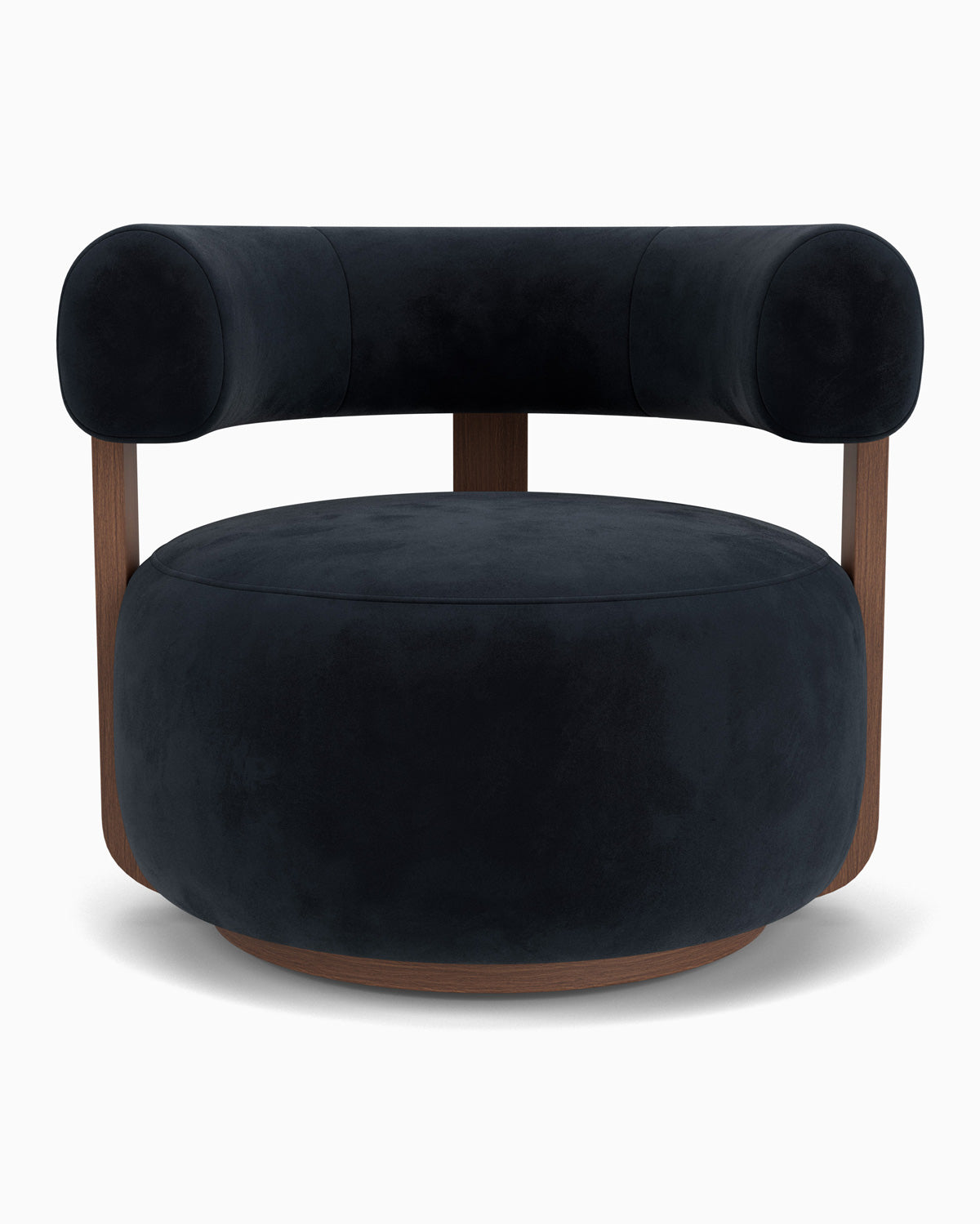 Ebony Velvet / Walnut Frame