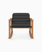 Slate FIQA Boucle / Black Rattan Seat