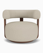 Flax Linen / Walnut Frame