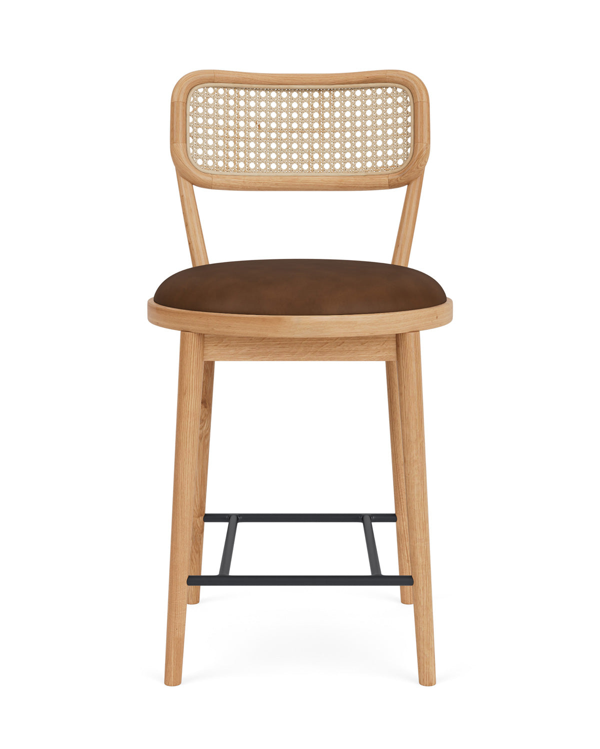 Chestnut Leather / White Oak / Counter (24" Height)