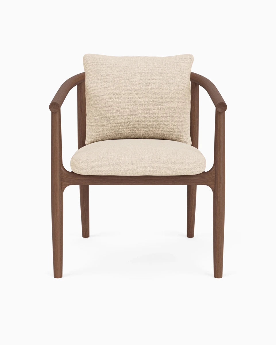 Oat Woven / Saddle Leather / Walnut