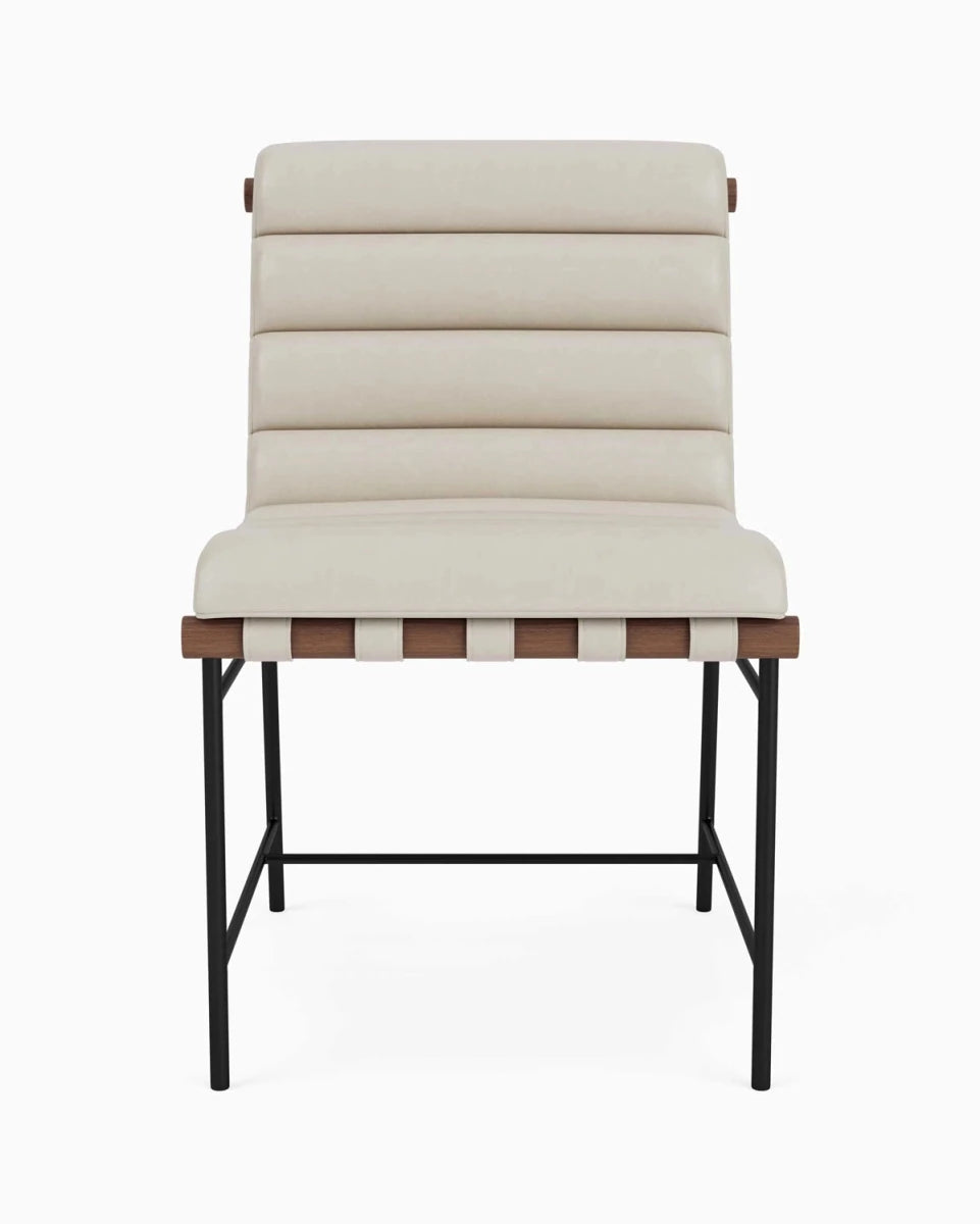 Pearl Leather / Walnut