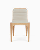 Pearl Leather Seat / White Oak Frame