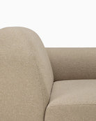Almond / End Seater with Left Arm