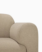 Almond / End Seater with Left Arm
