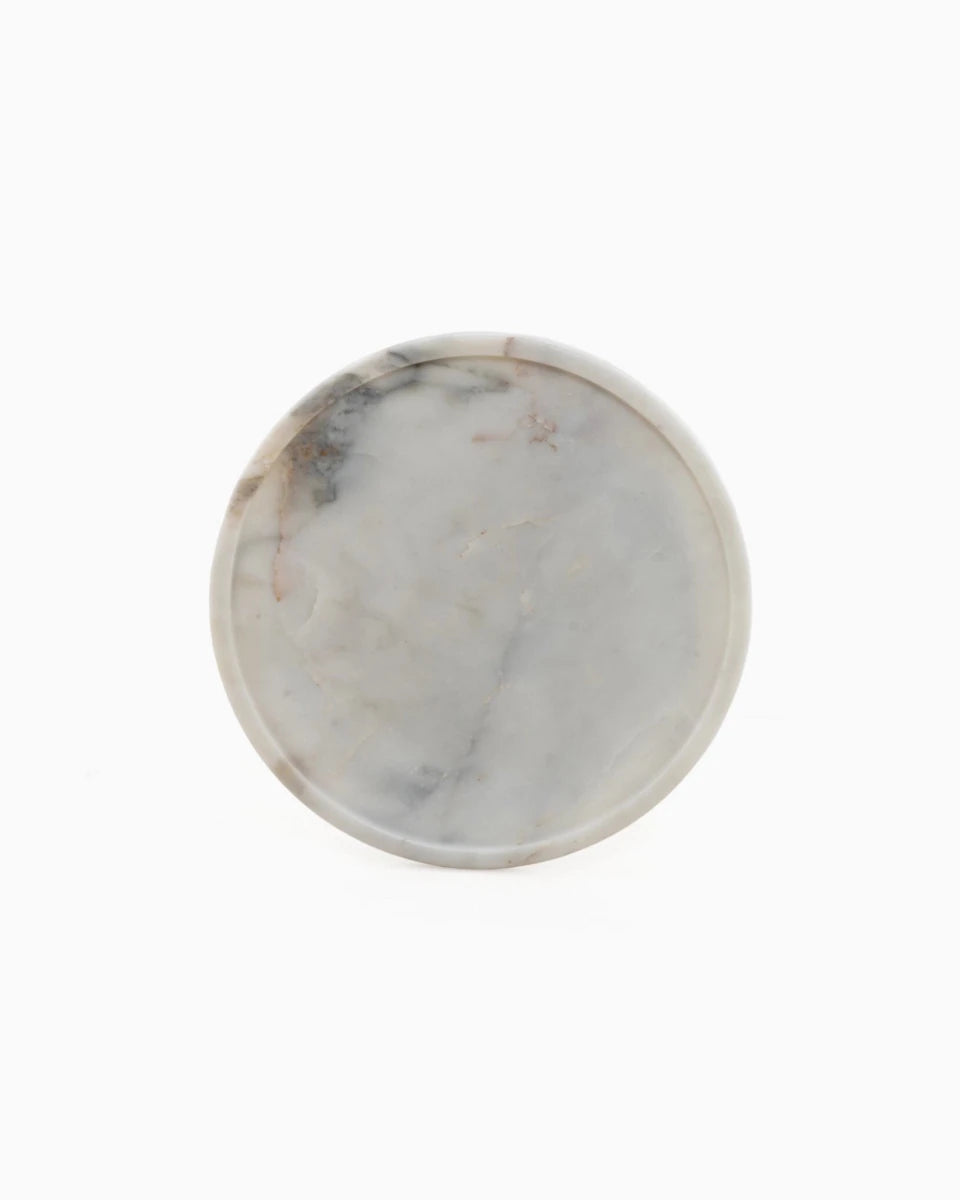 Polished White Marble