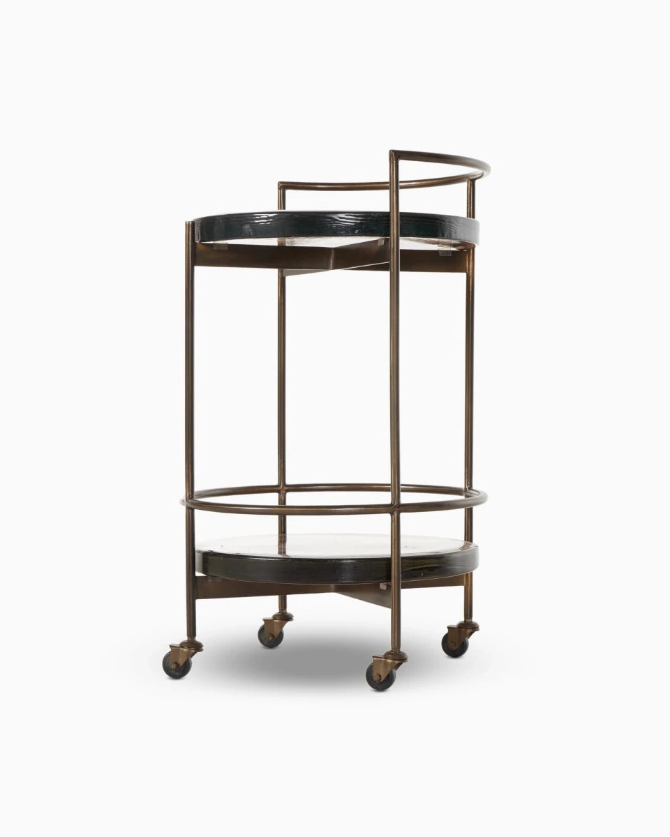 Smoked Brown Cast Glass