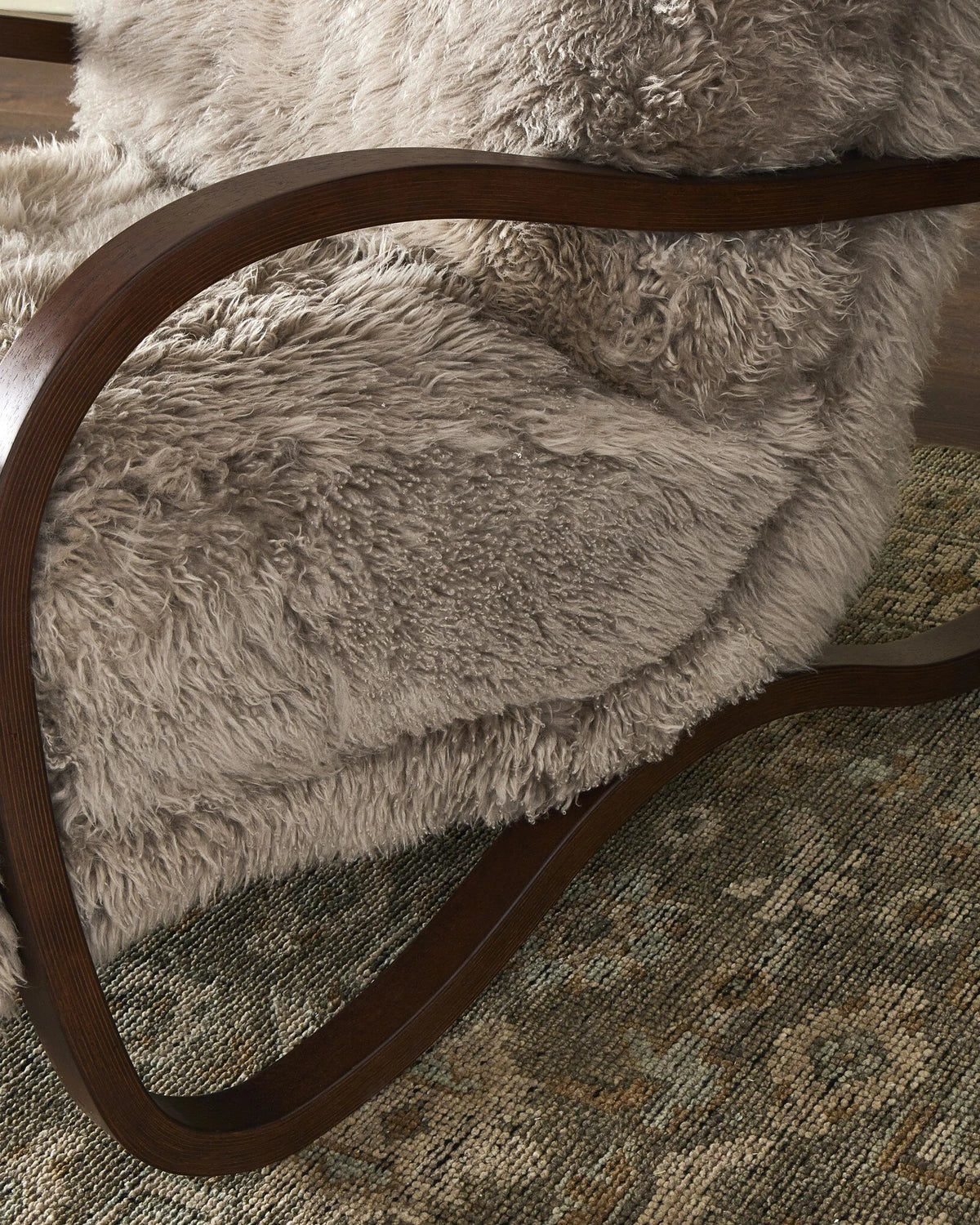 Taupe Mongolian Fur