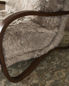 Taupe Mongolian Fur