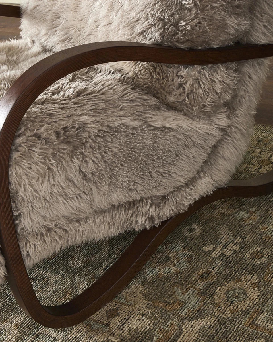 Taupe Mongolian Fur