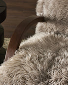 Taupe Mongolian Fur