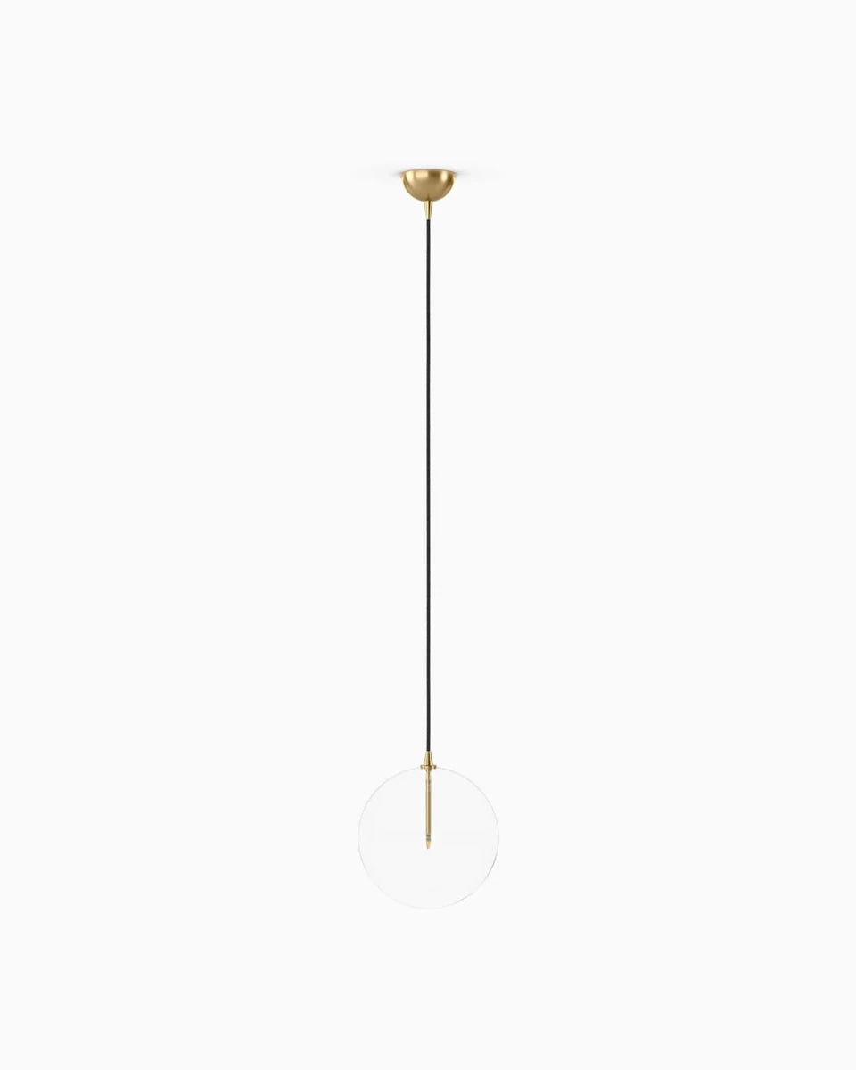 Burnished Brass / 11.75" x 11.75" / Clear Glass
