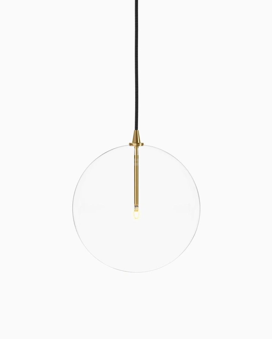 Burnished Brass / 11.75" x 11.75" / Clear Glass