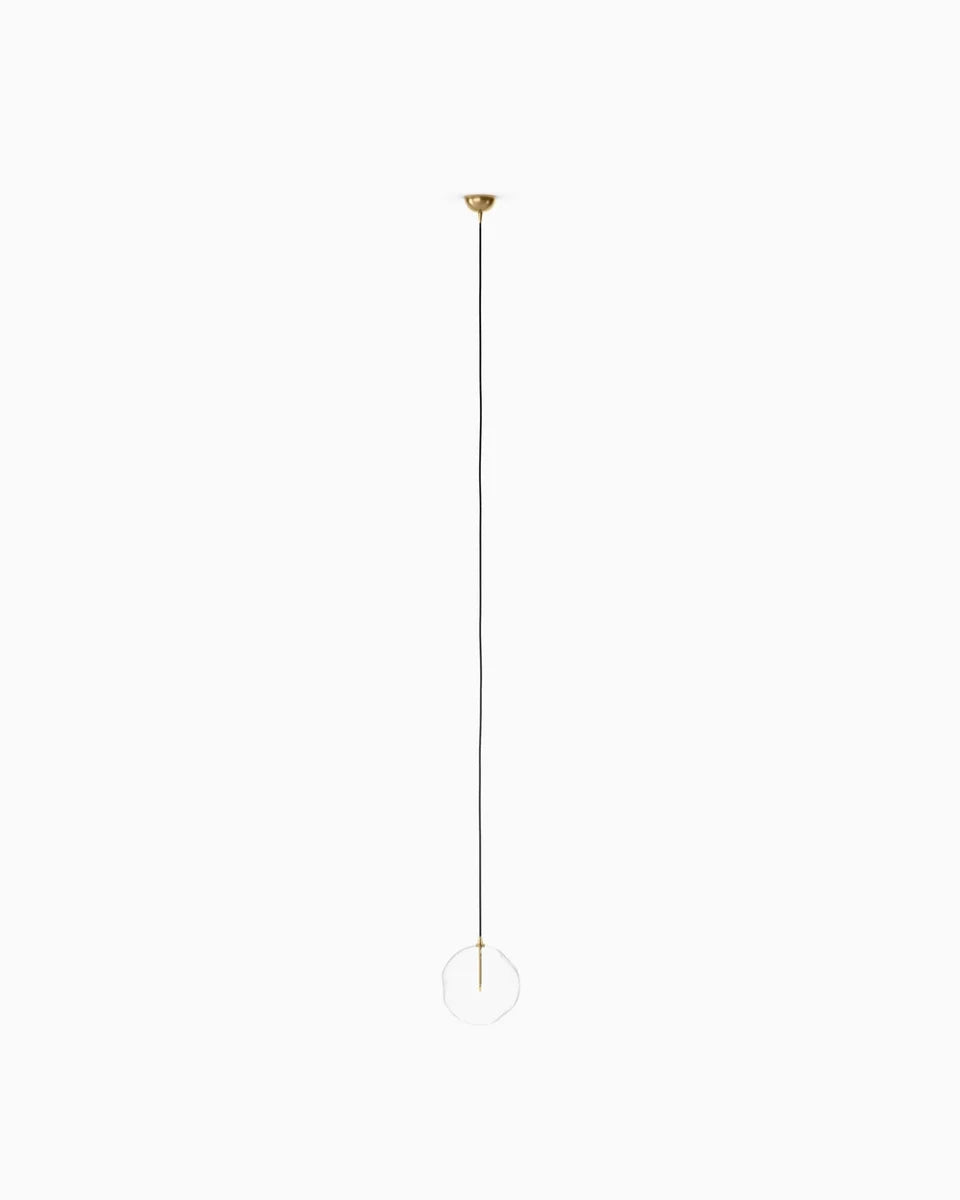 Burnished Brass / 11.75" x 11.75" / Organic Glass