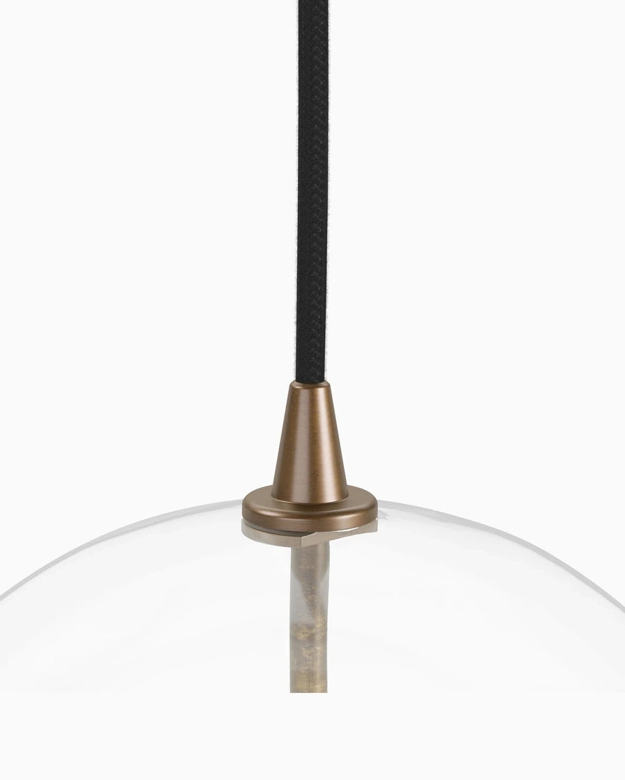 Heritage Bronze Brass / 11.75" x 11.75" / Organic Glass