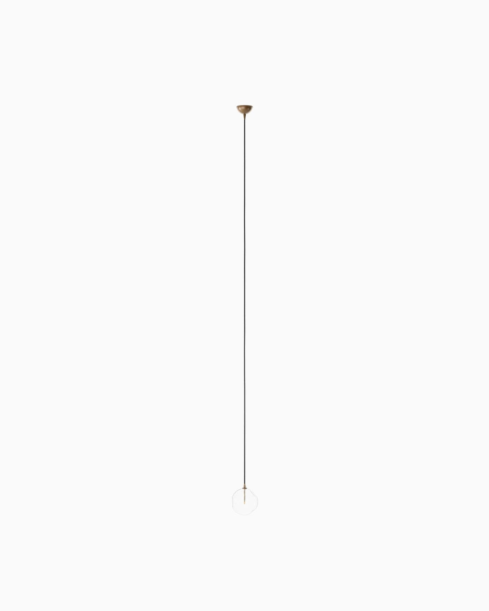 Heritage Bronze Brass / 7.75" x 7.75" / Organic Glass