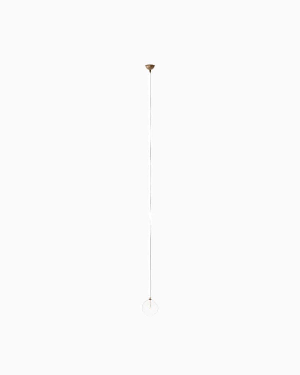 Heritage Bronze Brass / 7.75" x 7.75" / Organic Glass