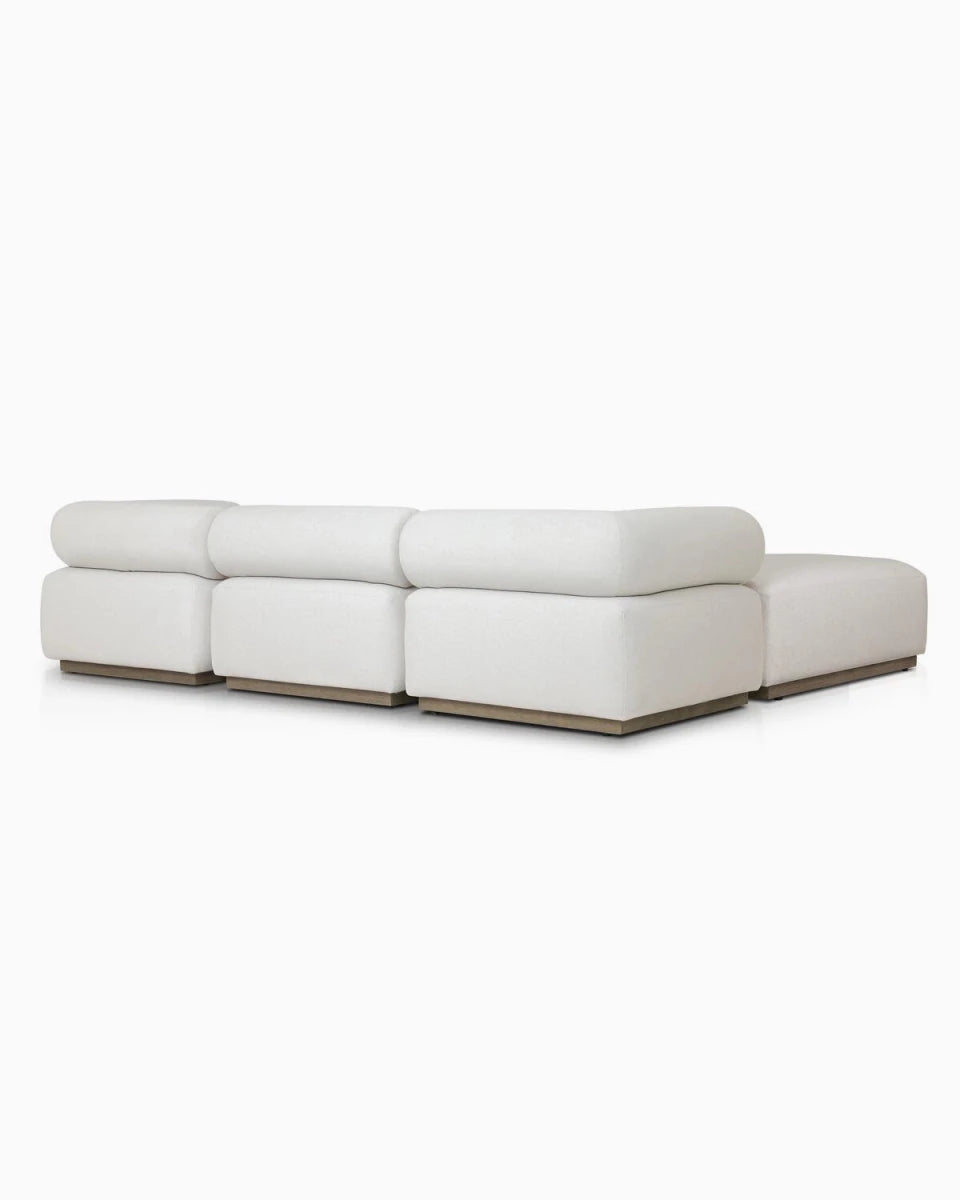 Alessi Linen / 3 Piece w/Ottoman