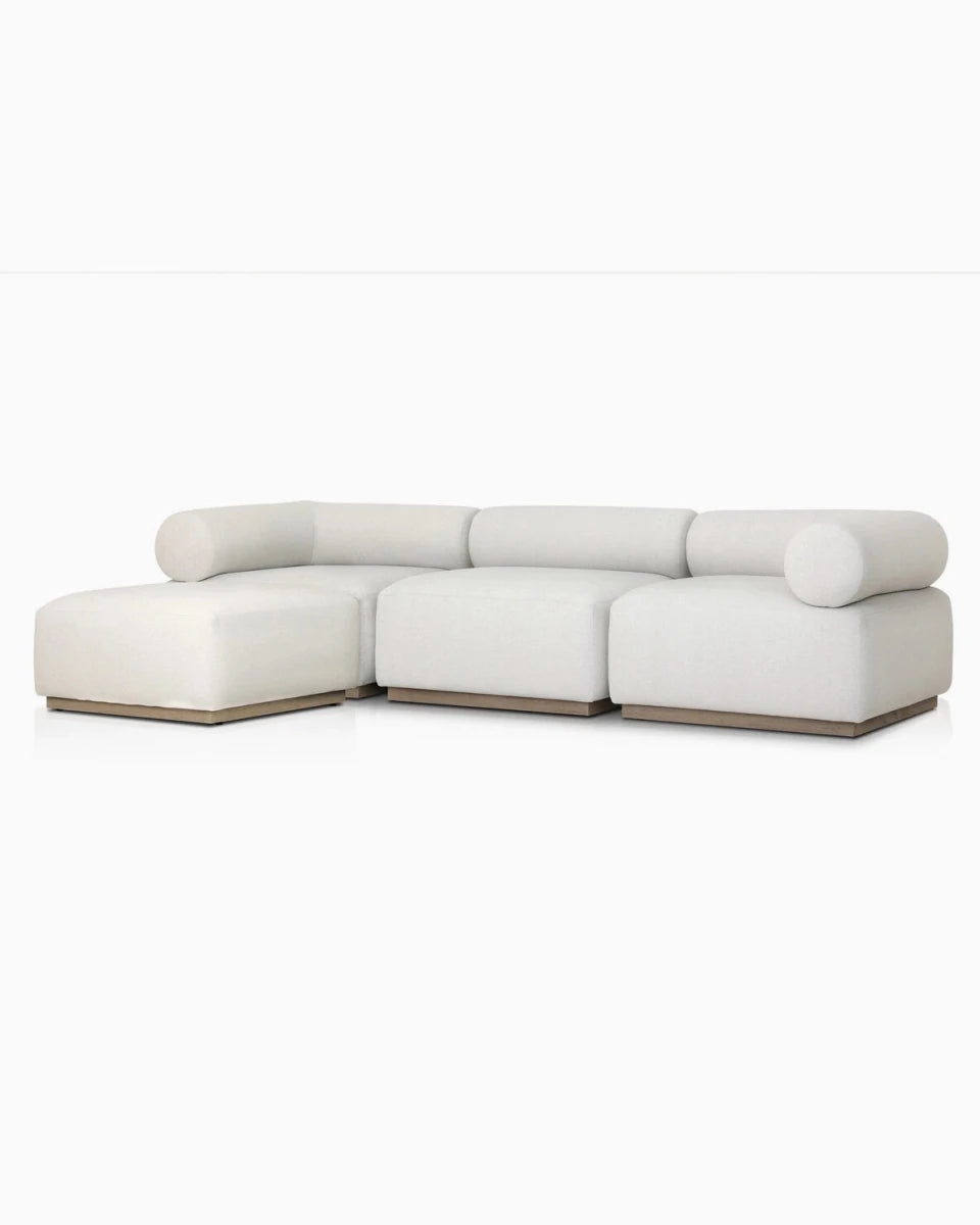 Alessi Linen / 3 Piece w/Ottoman