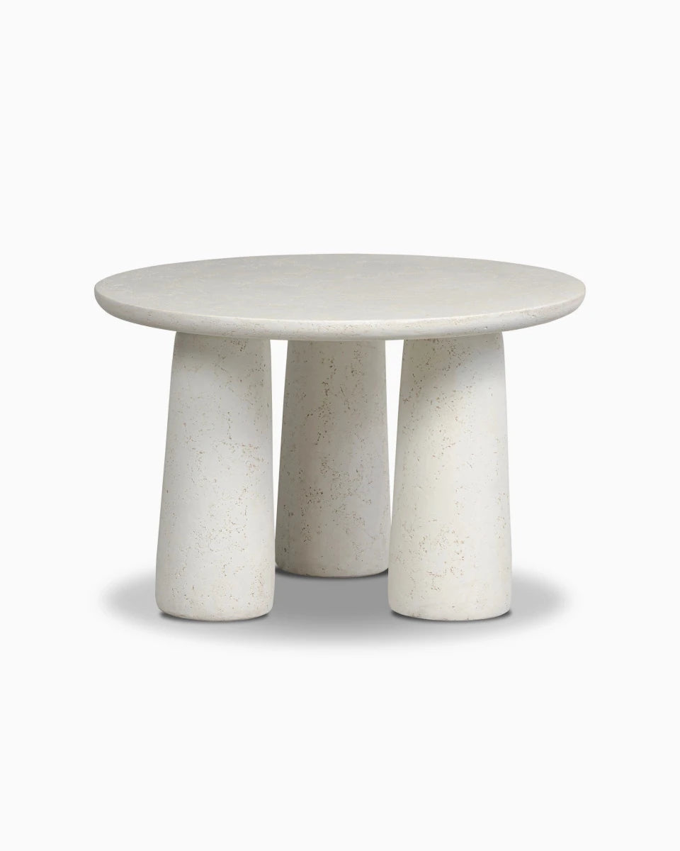 Aged White Concrete / Small (26")