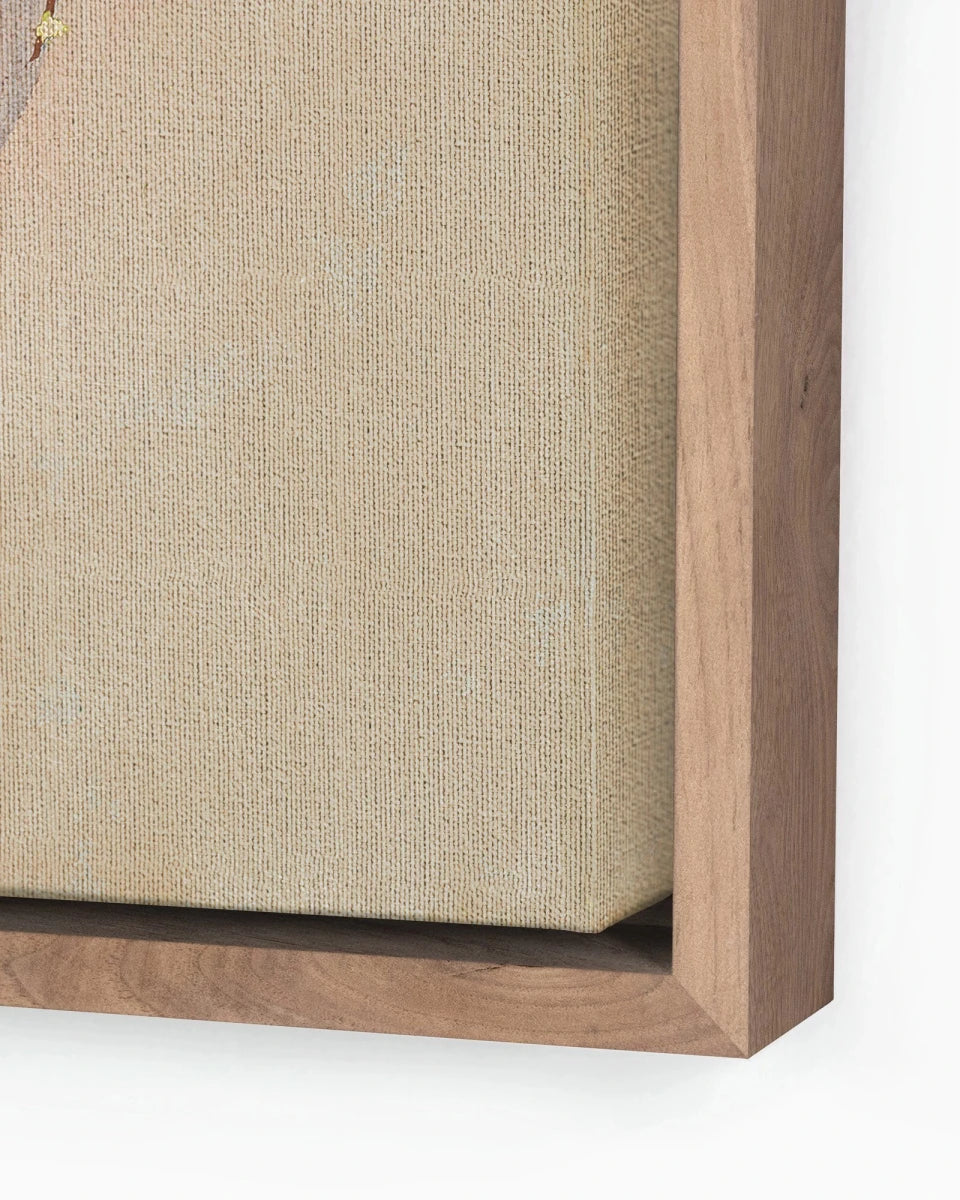 32" x 32" / Rustic Walnut