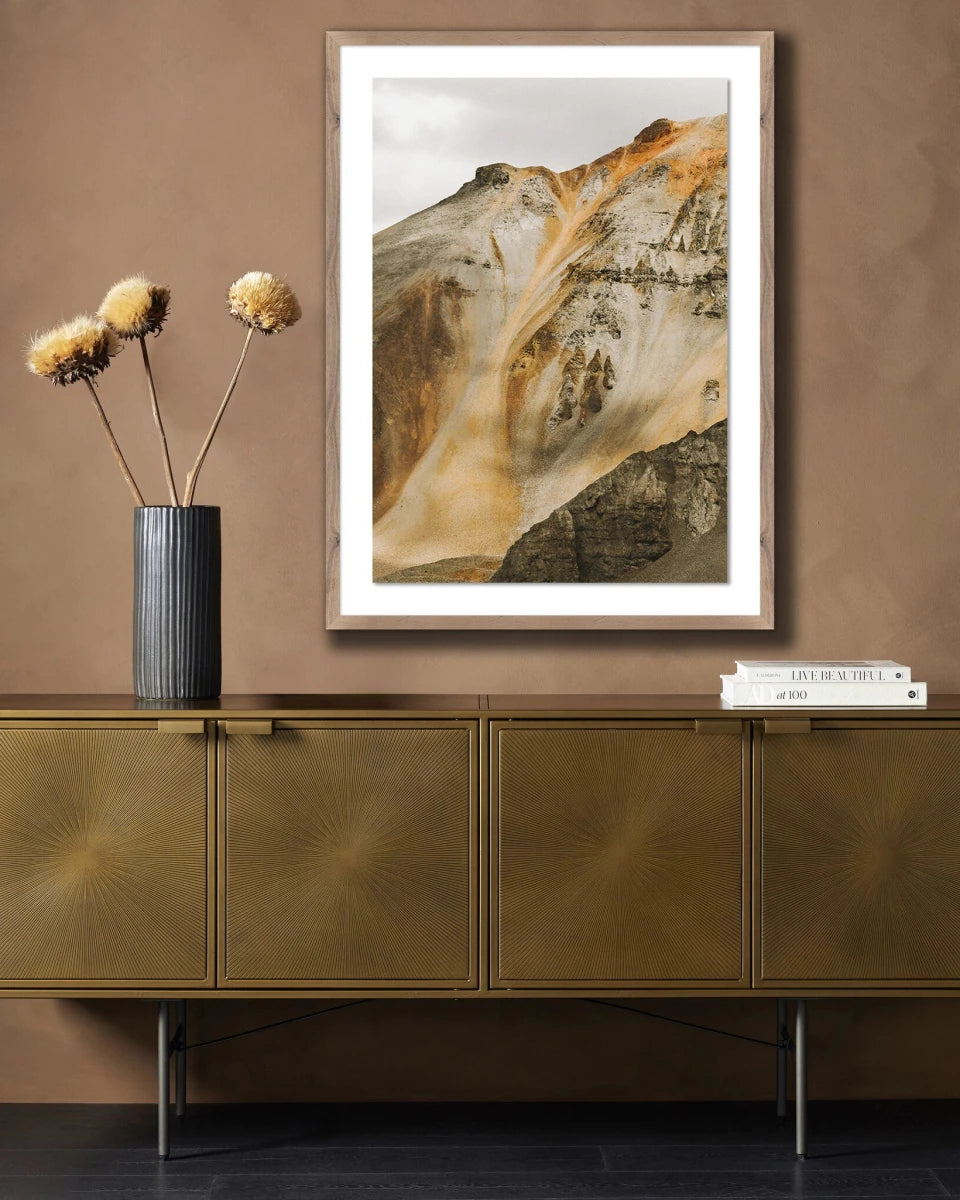 30" x 40" / Rustic Walnut