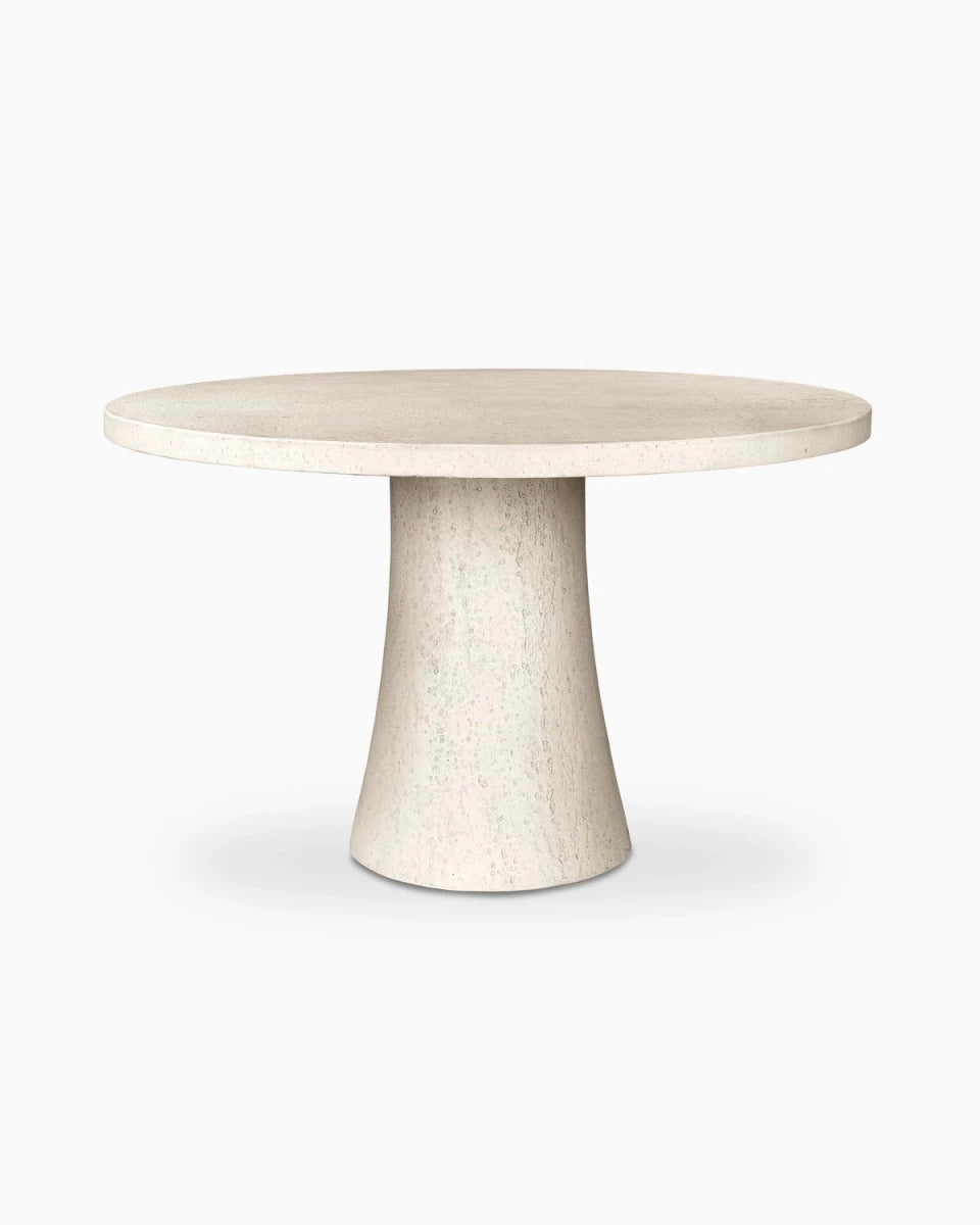 Coarse Ivory Concrete / 48" Diameter