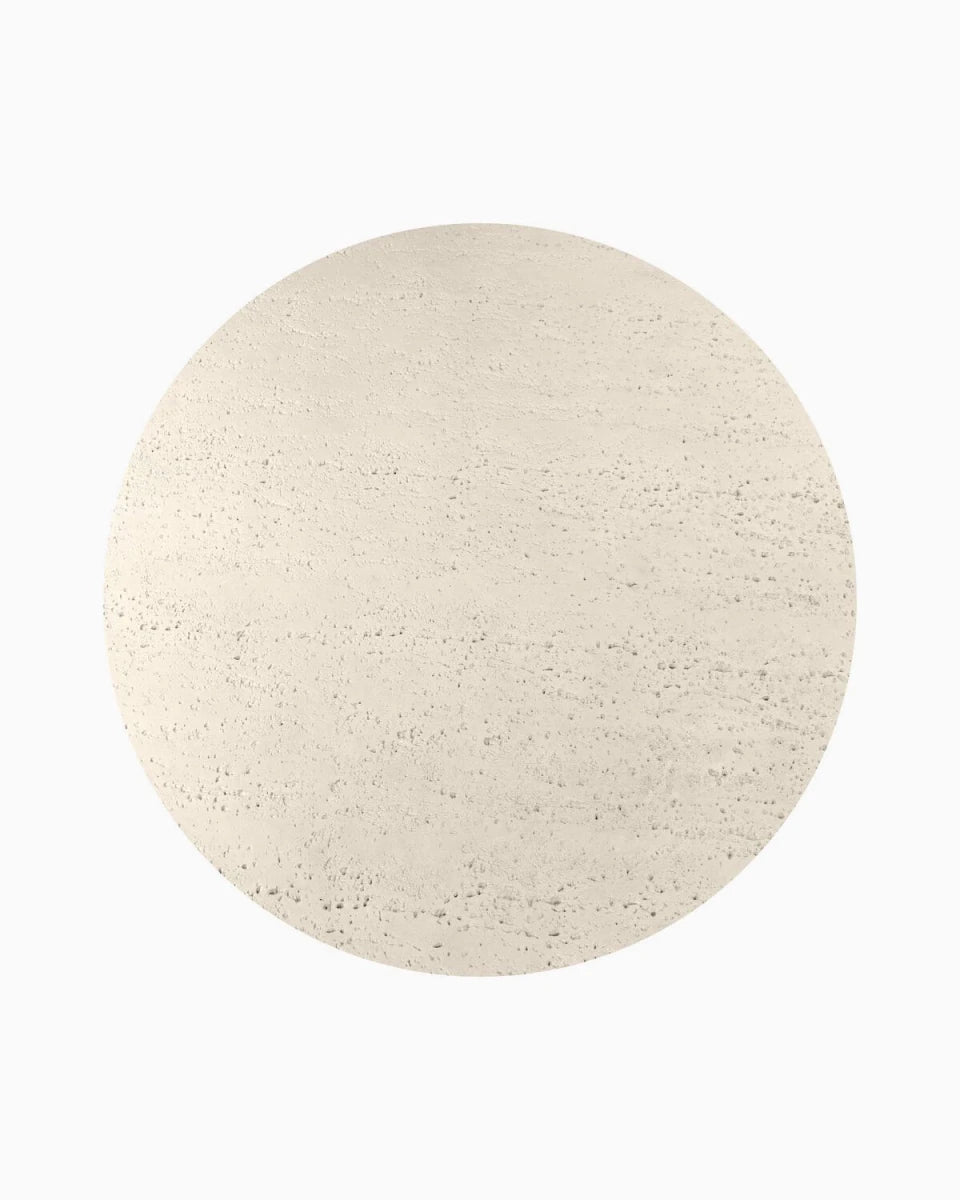 Coarse Ivory Concrete / 48" Diameter