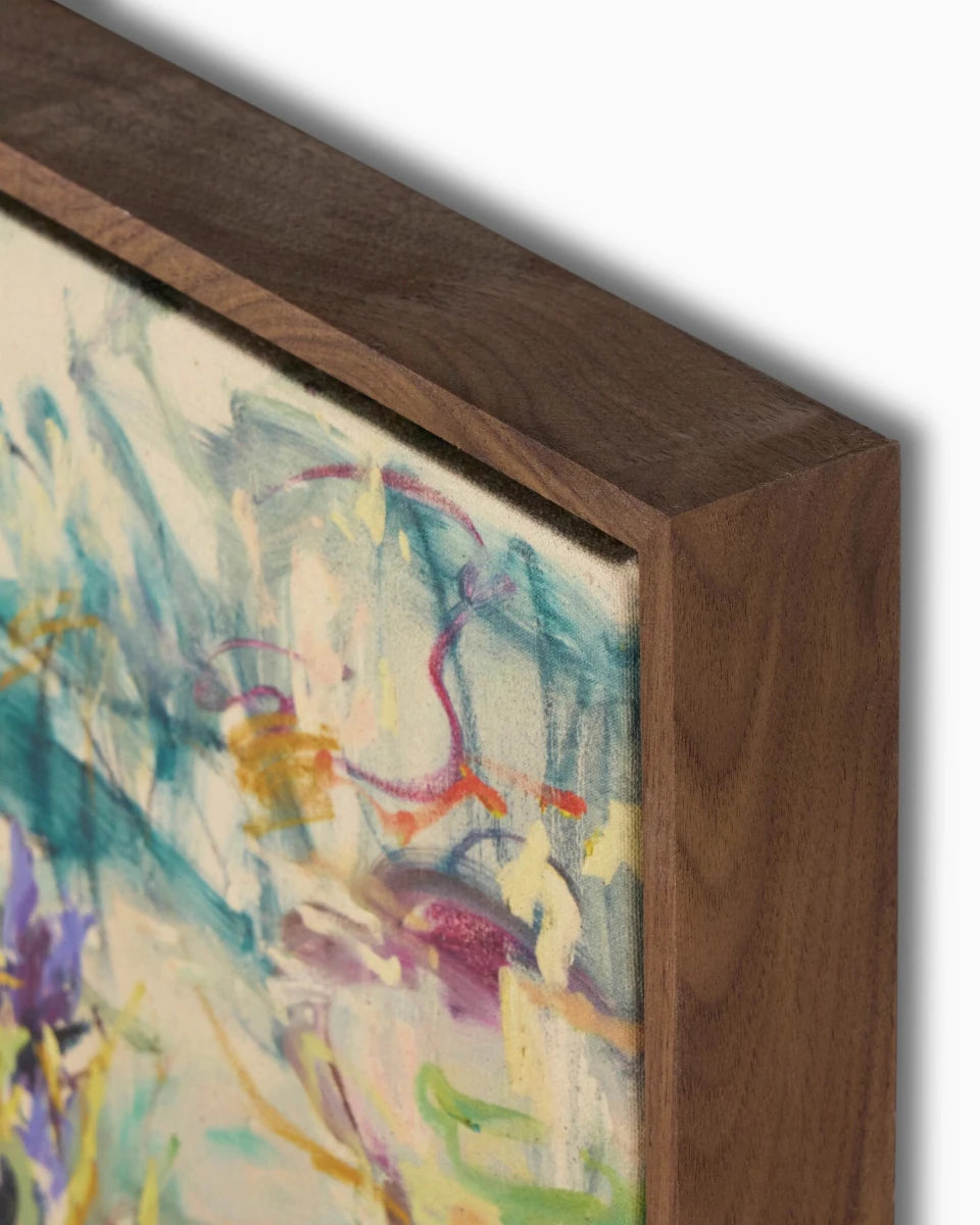 32.5" x 40" / Walnut Floater
