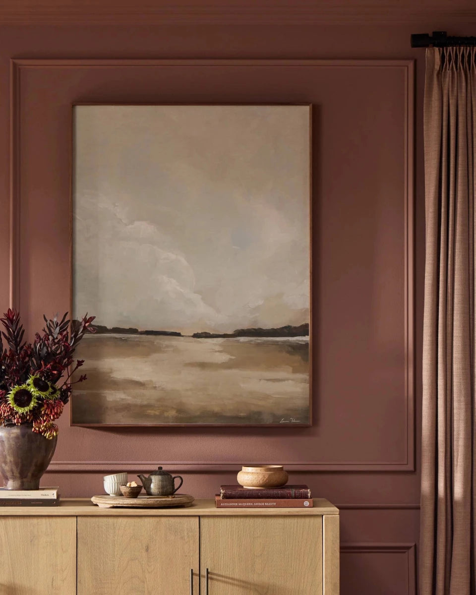 30" x 40" / Walnut Floater