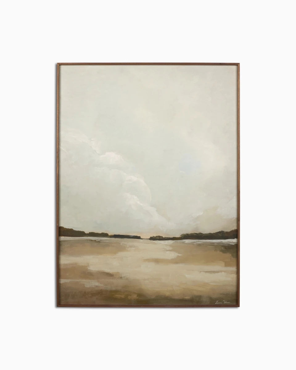 30" x 40" / Walnut Floater