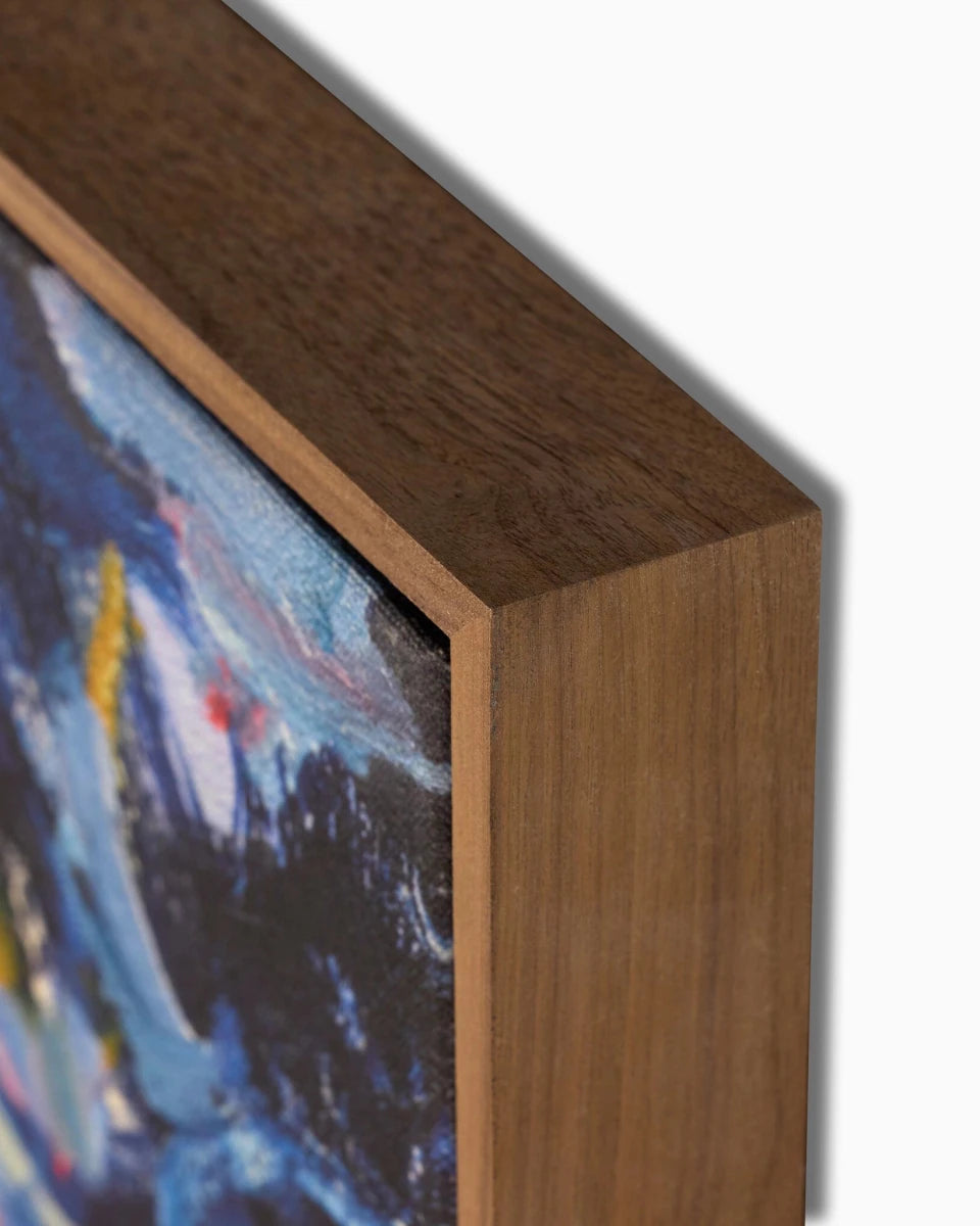 40" x 40" / Walnut Floater