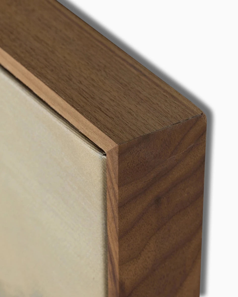 55" x 40" / Walnut Floater