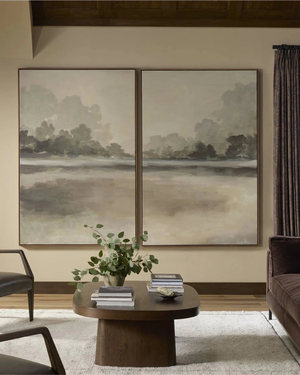 80" x 60" / Walnut Floater