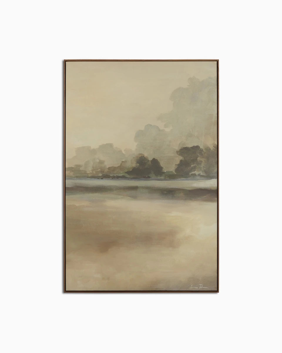 80" x 60" / Walnut Floater