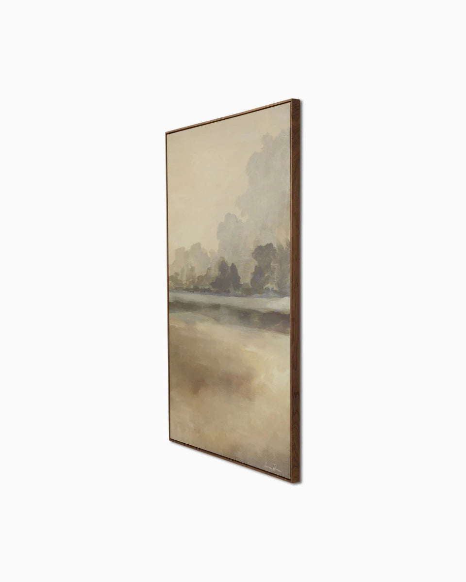 55" x 40" / Walnut Floater