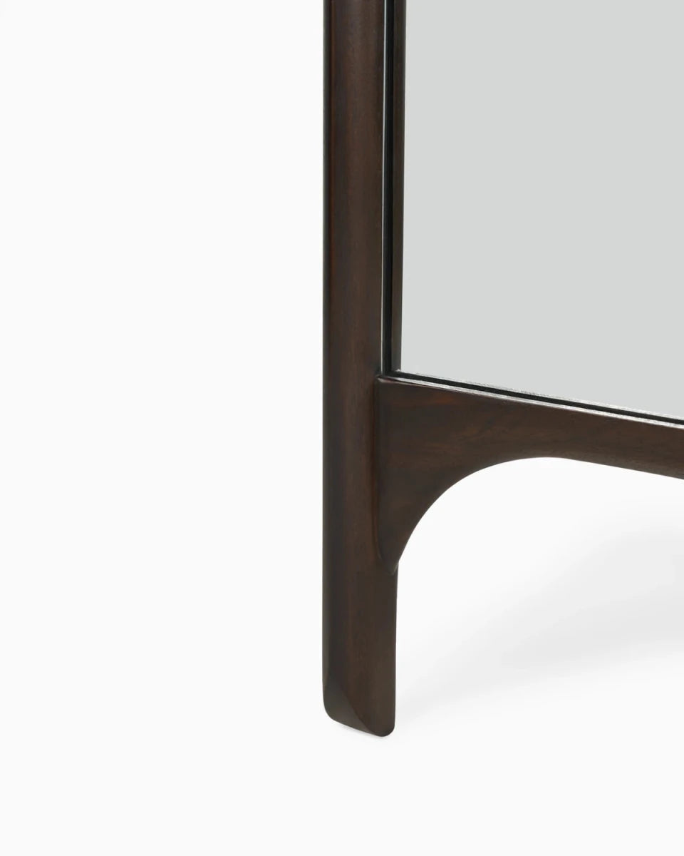 Dark Brown Mahogany / 75" Height