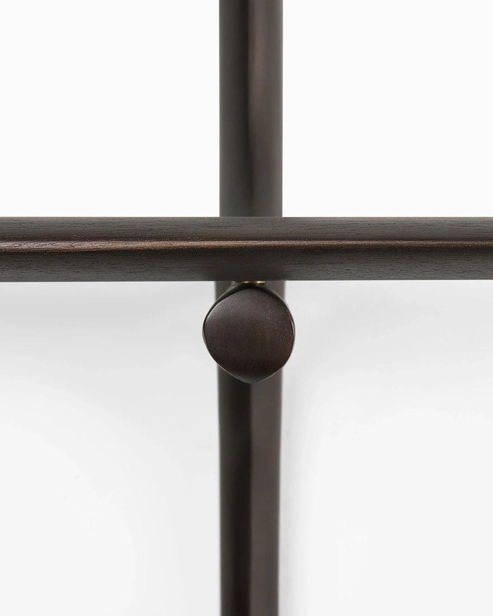 Dark Brown Mahogany / 5 Shelves