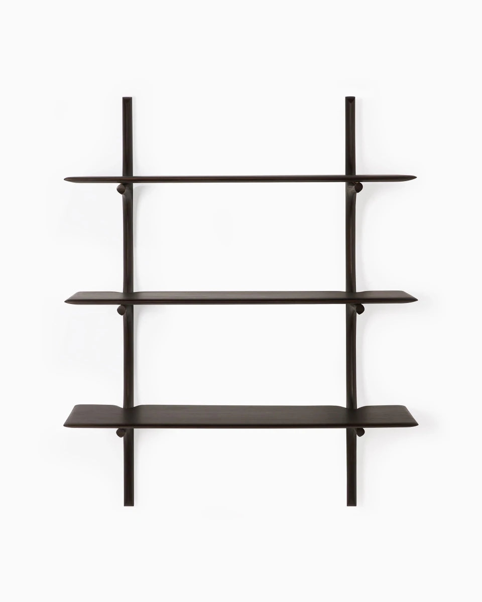 Dark Brown Mahogany / 3 Shelves
