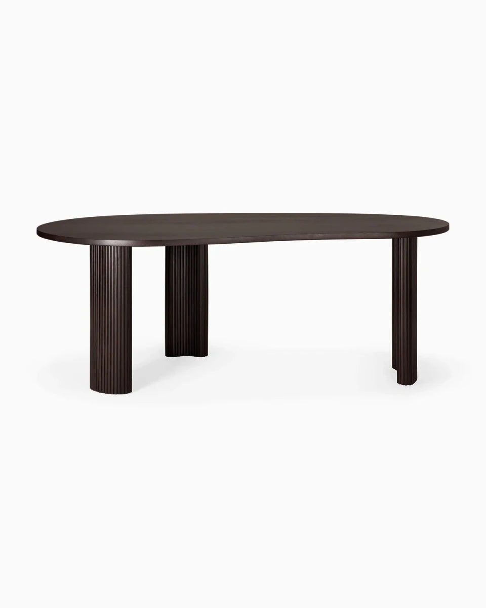 Mahogany Dark Brown / Large (78.5")