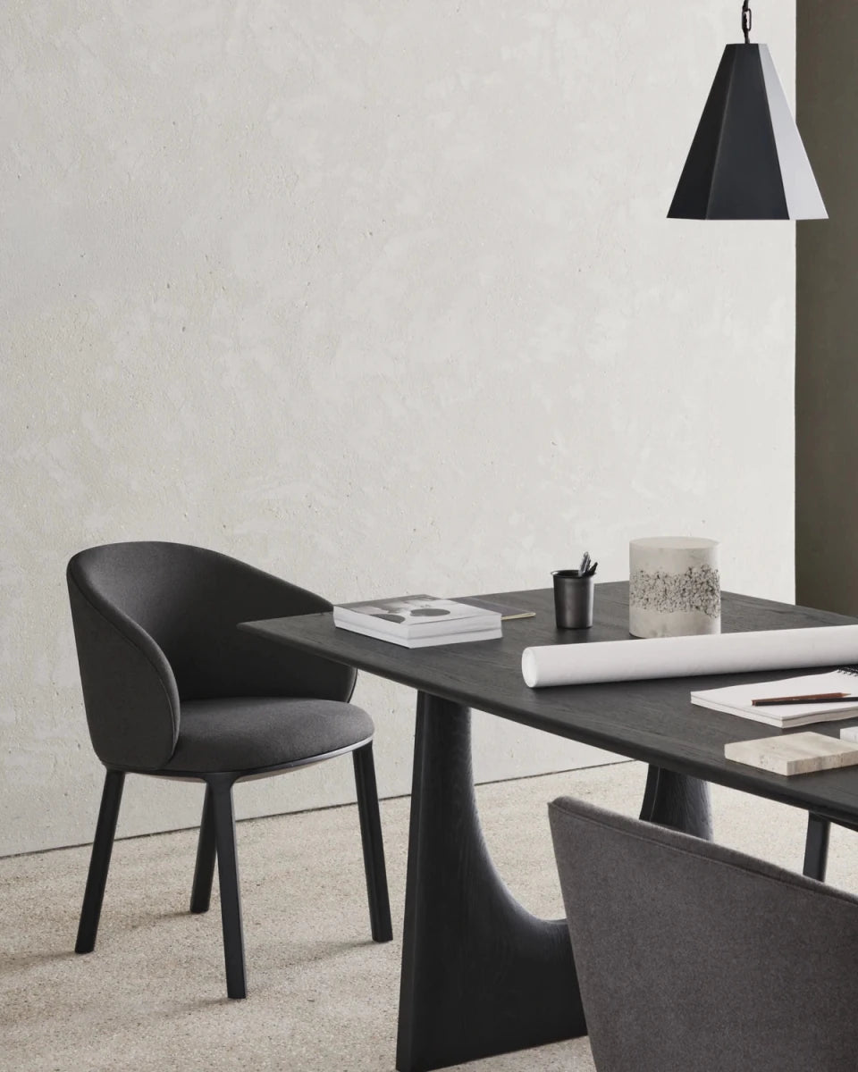 Charcoal Seat / Black Oak Legs