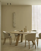 Salt Seat / Natural Oak Legs