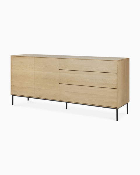 Natural Oak / Two Door/Three Drawer (71")