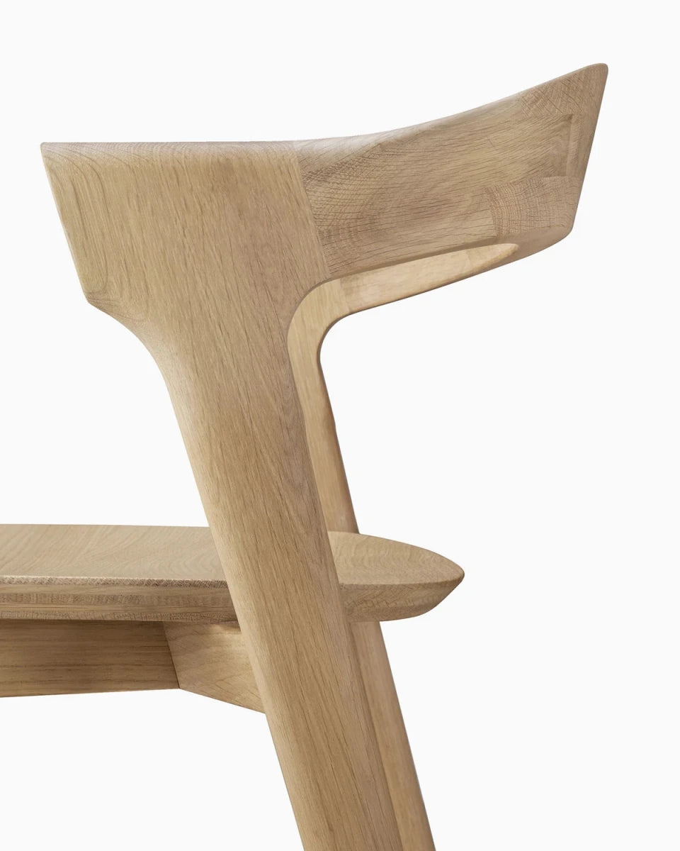 Natural Oak / No Cushion / Bar (30.5" Height)